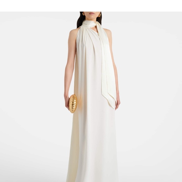 TALLER MARMO Bridal Astor crêpe cady gown - Picture 1 of 7